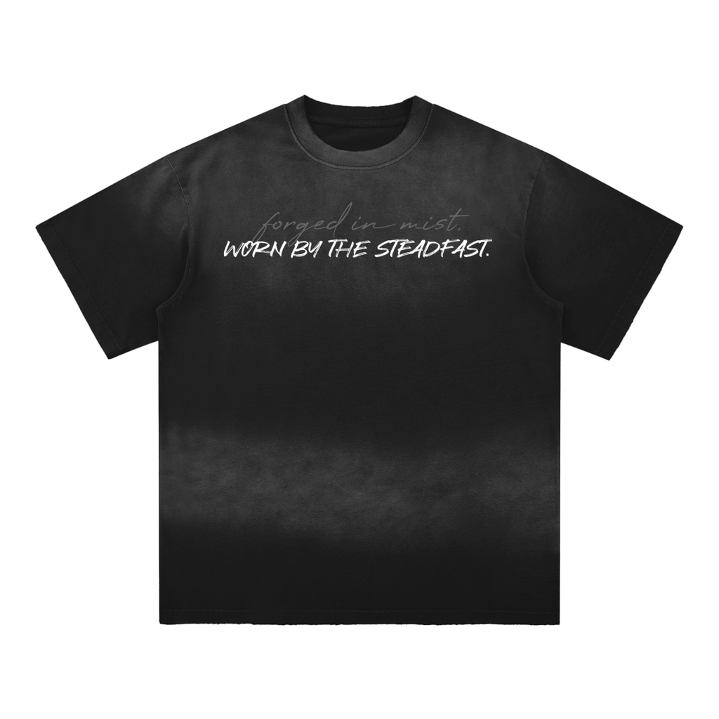 Sun Fade Hand-Frayed Cotton T-Shirt